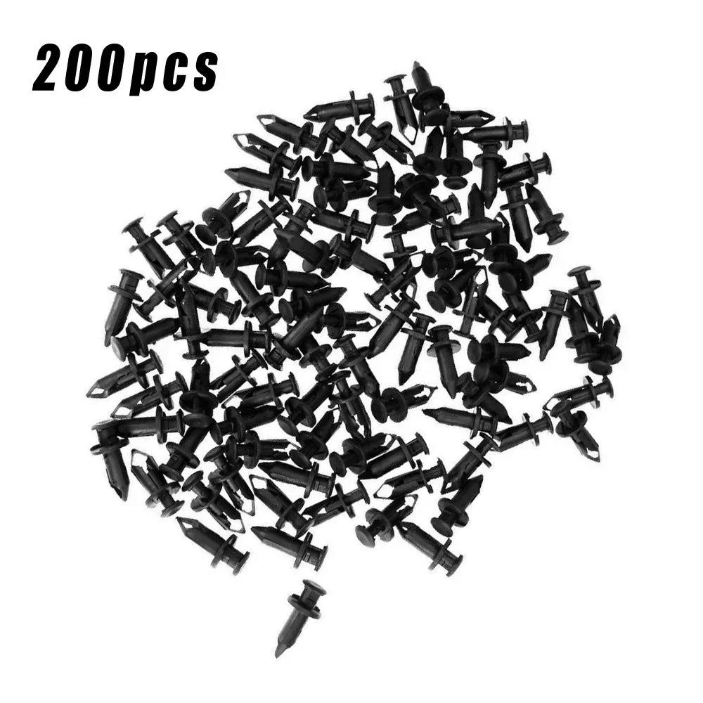 200 Uds 20mm Clip de guardabarros remache de cuerpo piezas de ATV adecuadas para Polaris Rangers Rzr 7661855   Clips para automóviles