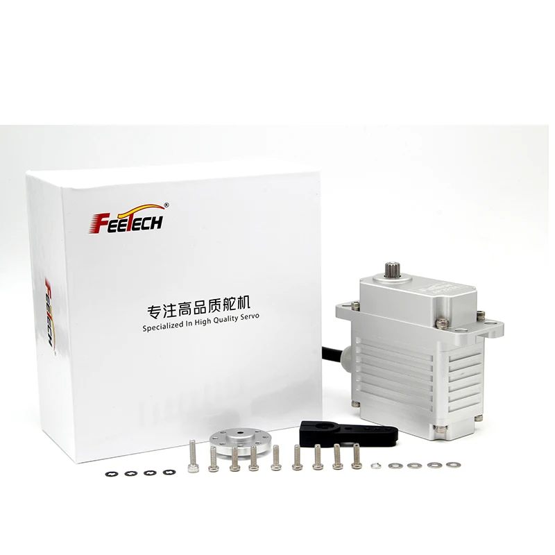 AP2224 24V 220kg.cm PWMデジタル180度メタルスチールギアブラシレスサーボ（エンボディドロボット、ロボットドッグ、飛行機用）