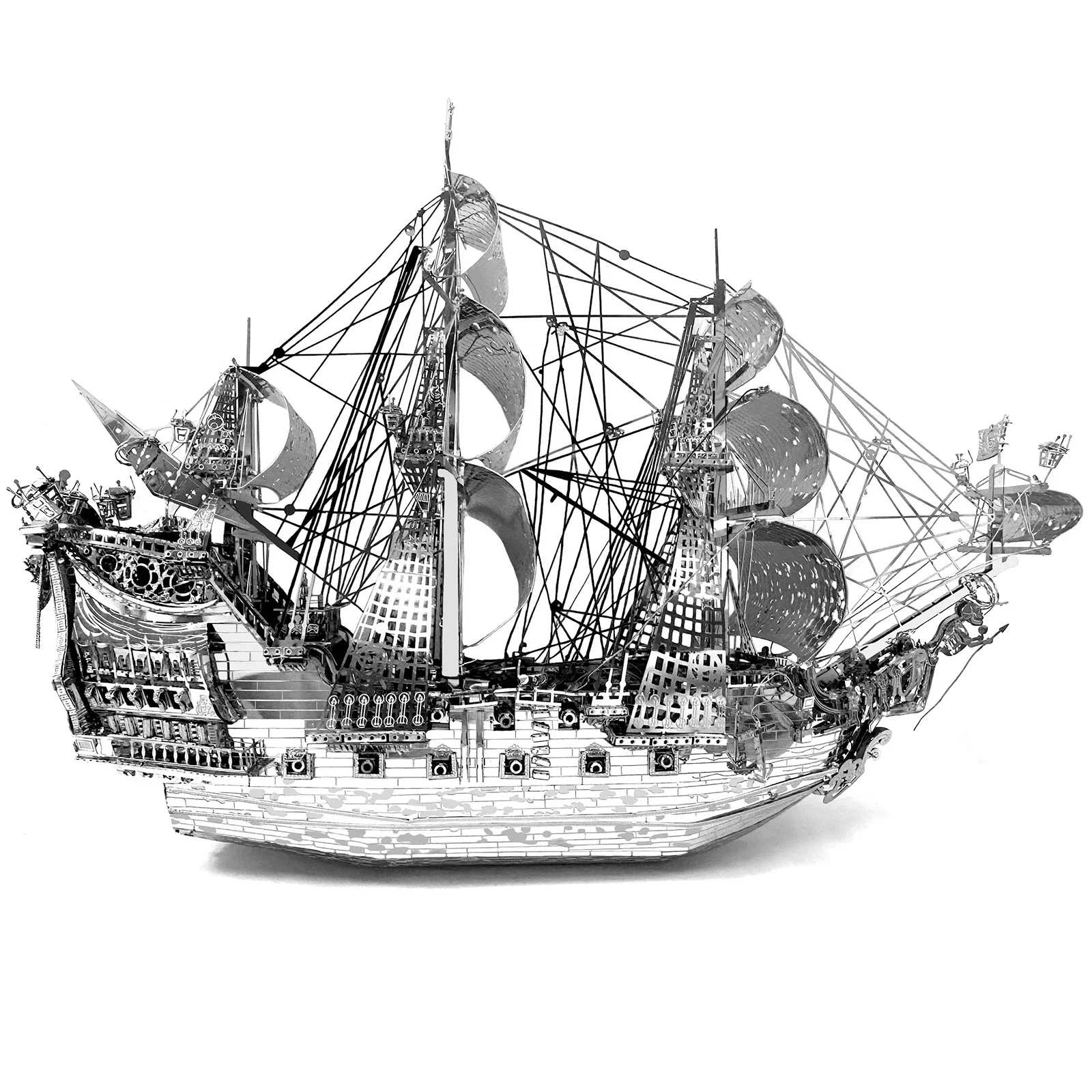 أطقم نماذج ألغاز معدنية ثلاثية الأبعاد من Queen Anne DIY لعبة ألغاز مقطوعة بالليزر للأطفال