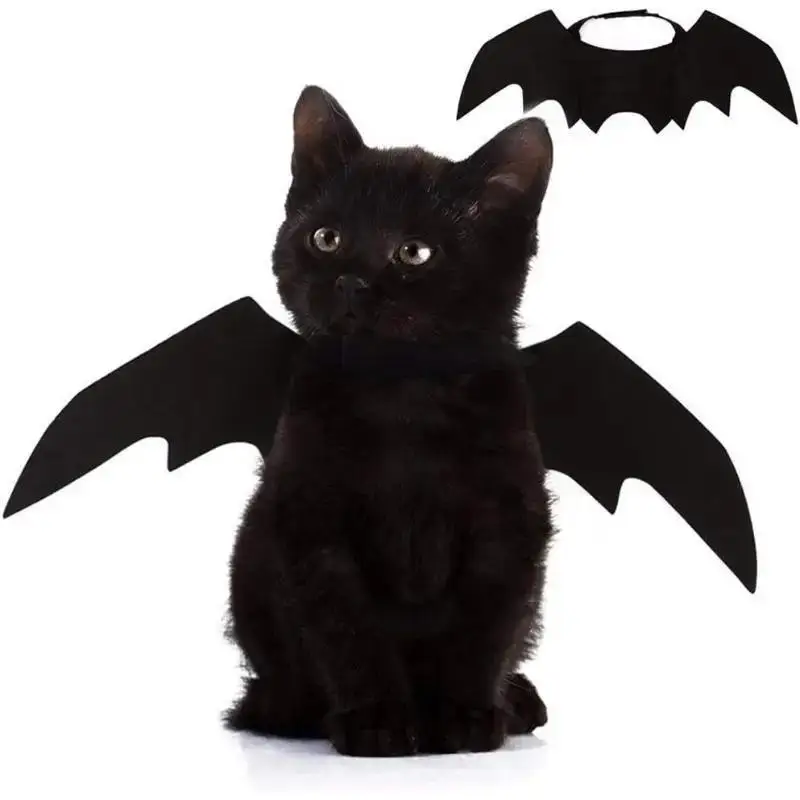 Terror Halloween Theme Pet Bat Bat Wing Clothe Suitable Festival Party Pet Cosplay Clothing Celebrate Holiday Pet Decor Supplies
