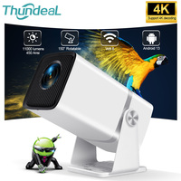 ThundeaL 4K Full HD Projector FHD TD80W Android WiFi 3D Home Theater TD80 Portable Beam Projector Meeting Video Movie PK HY320