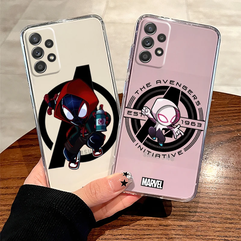 Coque de téléphone Avengers SpidSuffolk, étui mignon pour Samsung Galaxy A70, A51, A50, A42, A41, A35, A31, A20, A20S, A14, A12, A11, A10, A03, A02, A01 Core