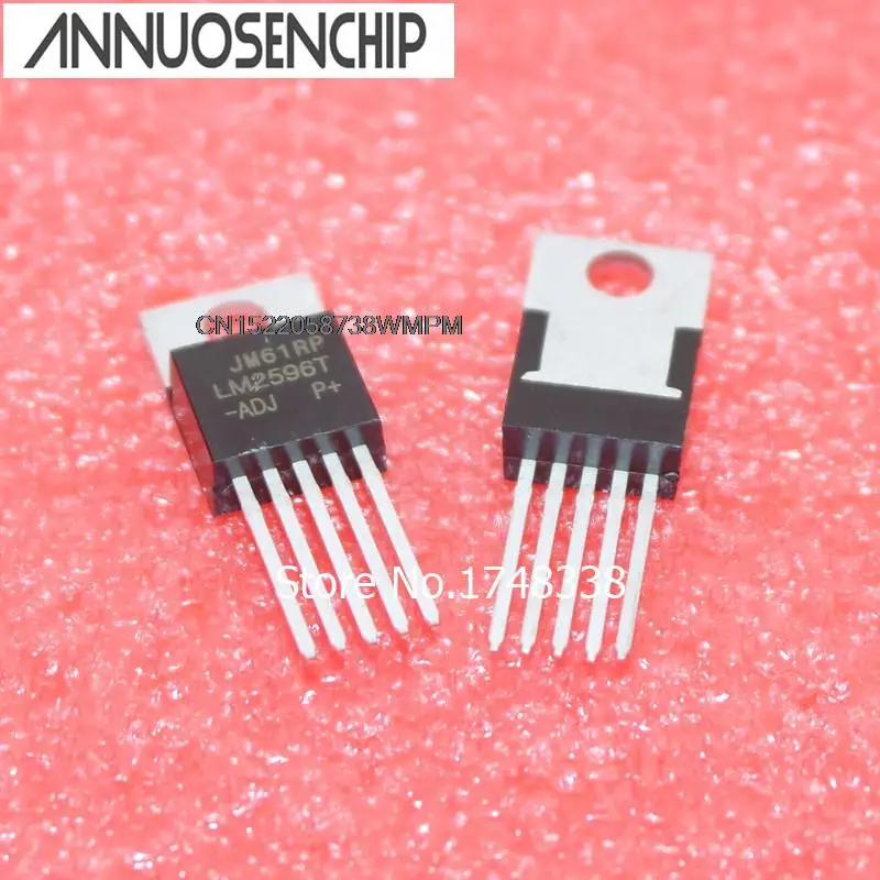 10PCS New and Original IC  LM2596 LM2596T TO-220 3A 5V ADJ 3.3V 12V LM2596T-5.0 LM2596T-ADJ LM2596T-3.3 LM2596T-12