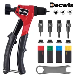 Manual Rivet Nut Gun M3 M4 M5 M6 Household Multi-specification Riveting Machine, Riveting Tools, Insert Nut Quick Riveting Tools