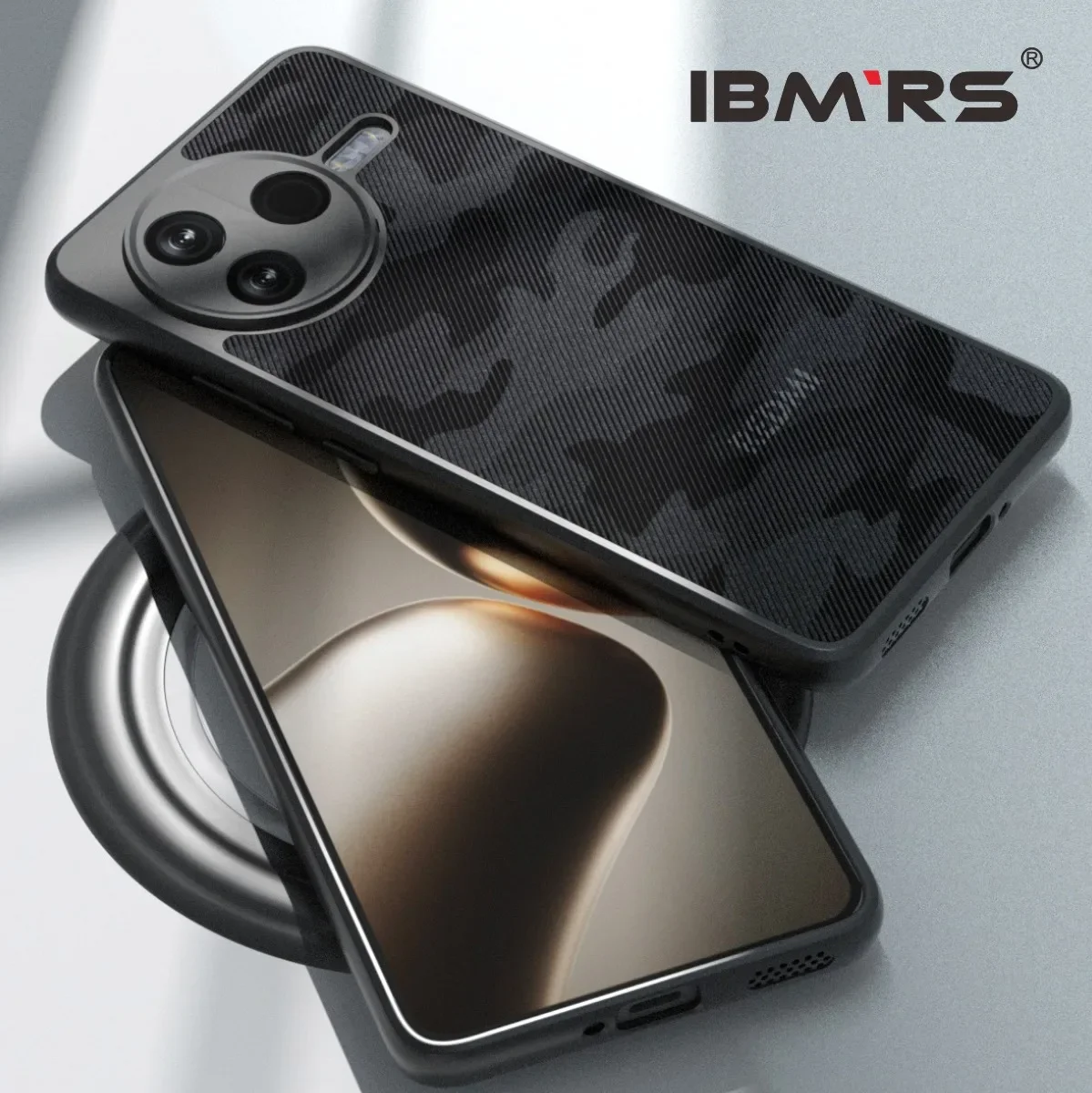 

for Redmi K80 Case Military-Grade [Shockproof][Anti-Fingerprint], Hard PC + Soft TPU Cover with Raised Edges, Matte Anti-Scratch