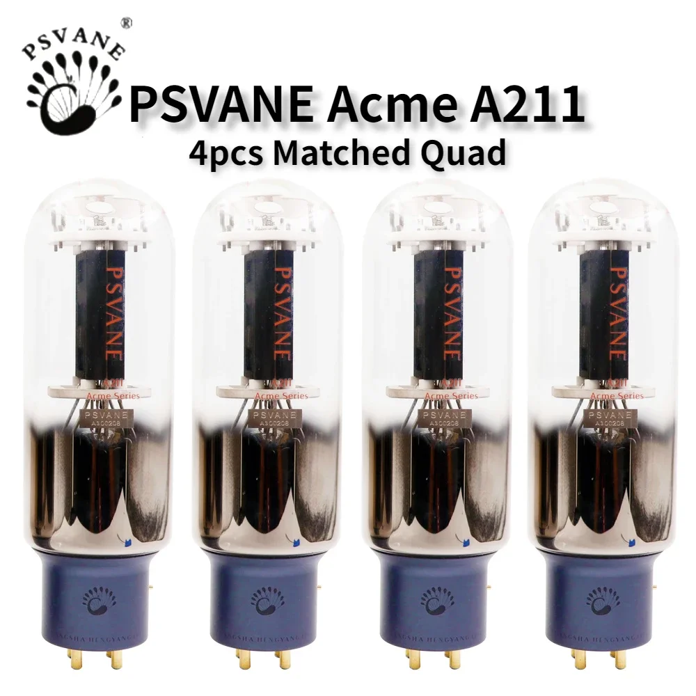 PSVANE Acme 211 A211 Vacuum Tube HIFI Audio Valve for Electronic Tube Amplifier Kit DIY Factory Test and Matched Quad