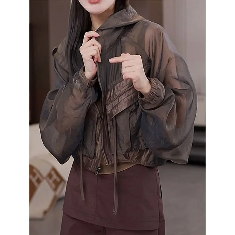 Women's Clothing Summer Clothing Lightweight Breathable Sun Protection Clothing Short Jacket Outdoor Sun Protection Shirt