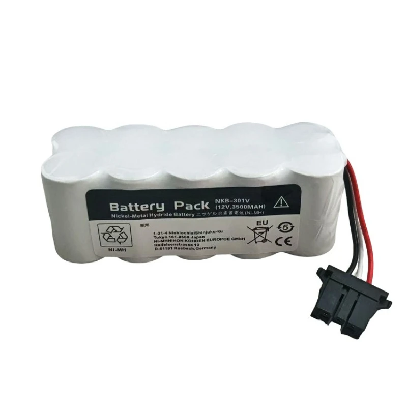12V 2800/3000/3500mAh NI-MH Replacement Battery for Nihon Kohden TEC-7621C TEC-7631C TEC-5500 TEC-5521 TEC-7721 Defibrillator