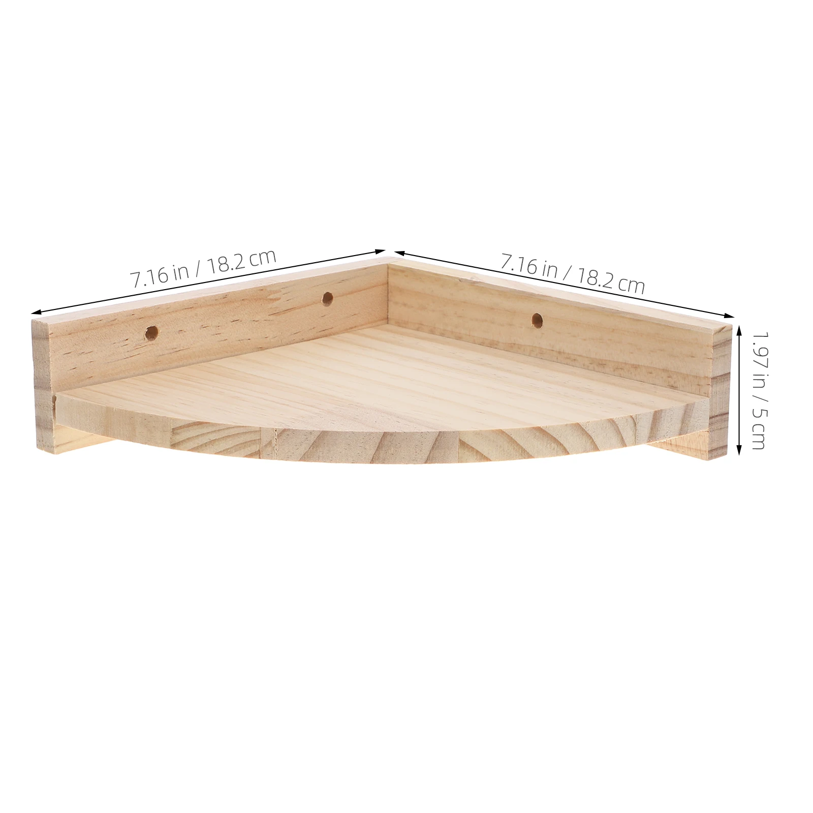 

3pcs Wooden Hamster Climbing Board Parrot Platform Durable Natural Wood Pet For Squirrel Rat Chinchilla Household