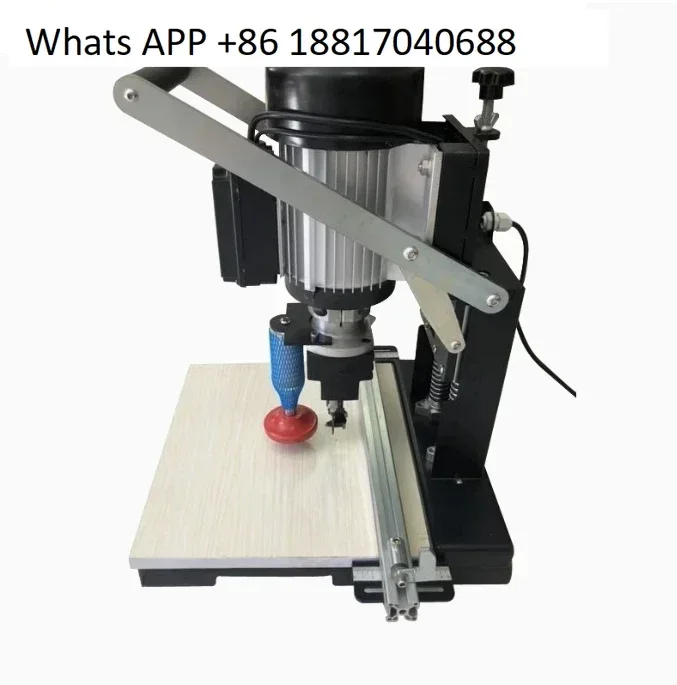 1100W Woodworking hinge drill portable cutting machine three-in-one CNC multi-function semi-automatic drilling machine lathe DIY