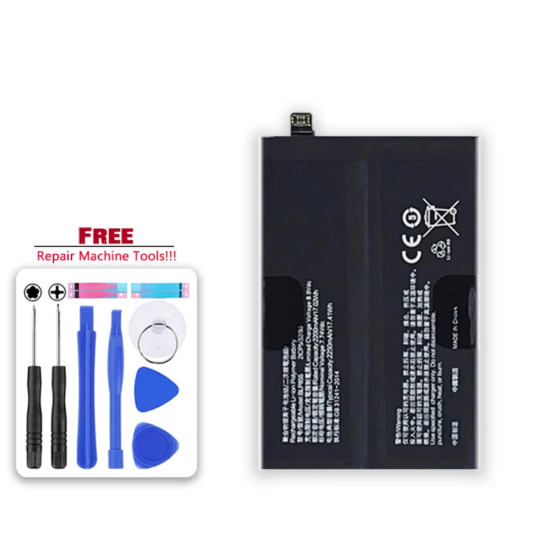 2250mAh Replacement Battery BLP855 For OPPO Reno 6 Pro 5G