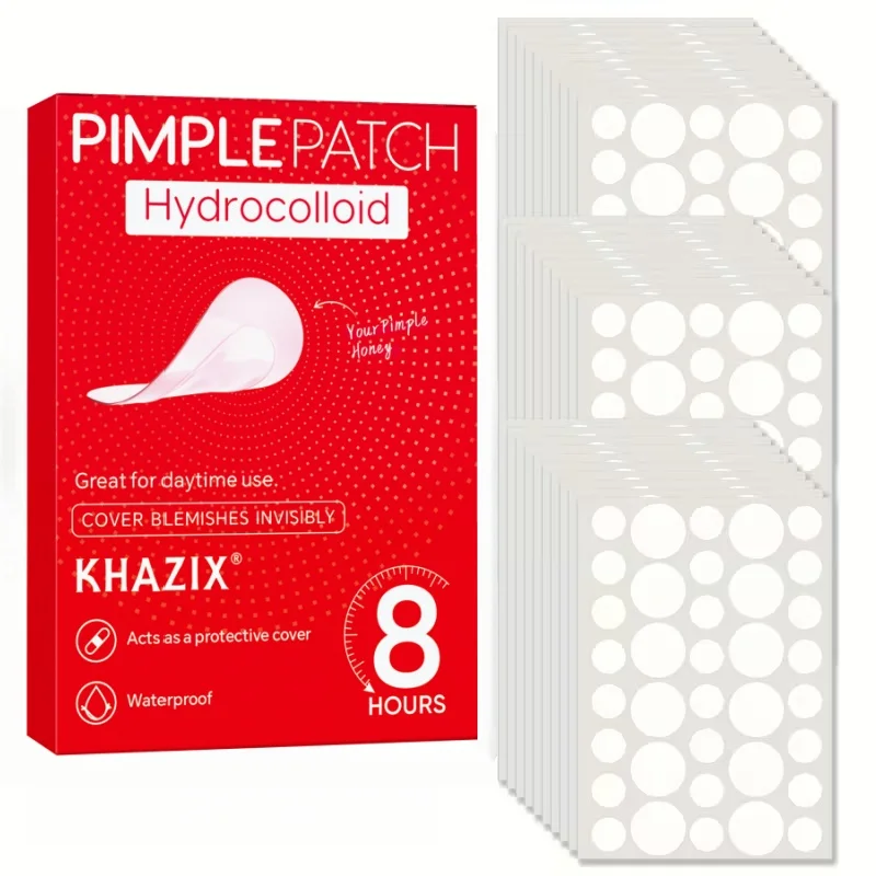 72/180/288/360 رقع حب الشباب الغروانية المائية - خالية من العطور وخالية من الكحول، مناسبة لجميع أنواع البيج الفاتح، ليلاً ونهارًا