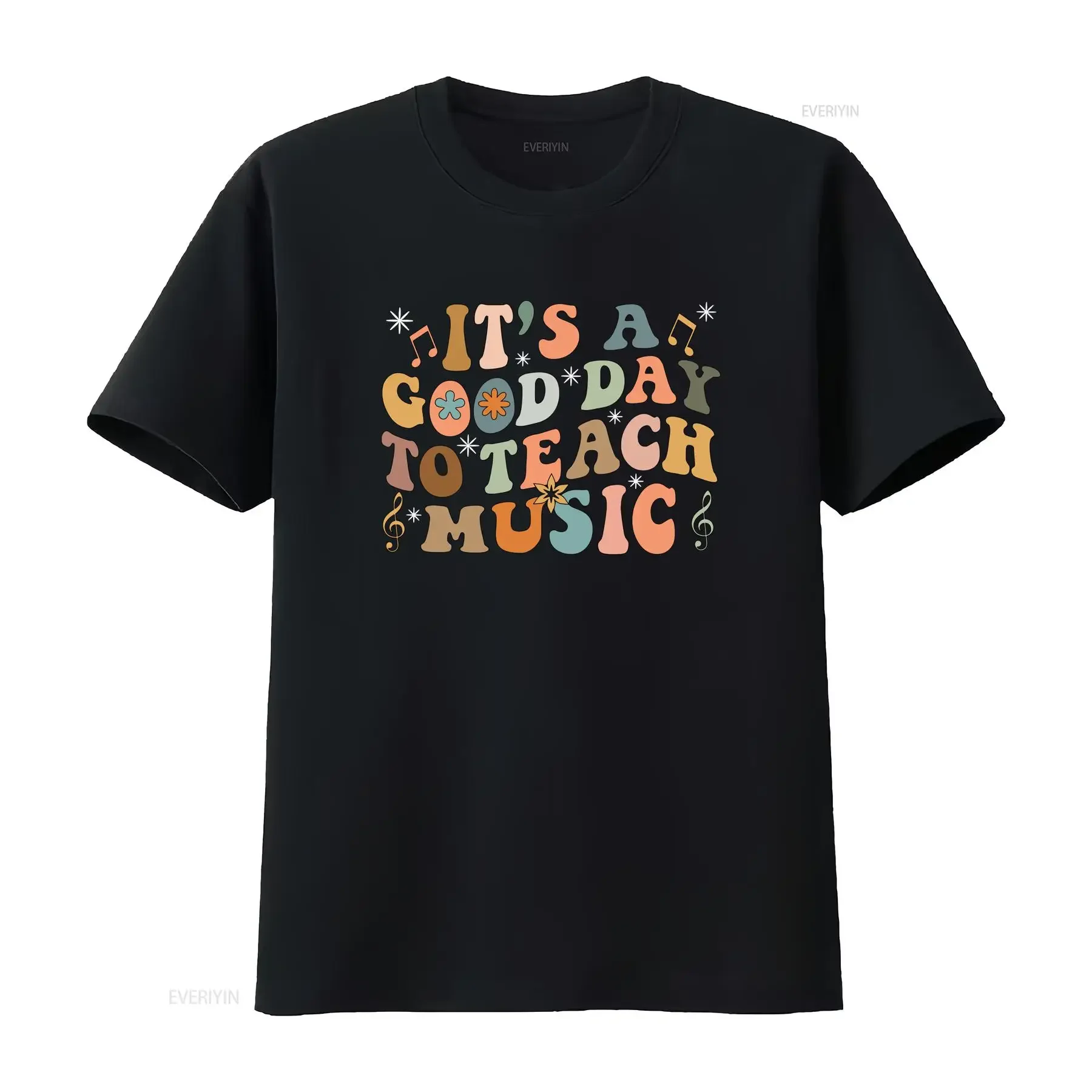 Music Teacher T Shirt It Is A Good Day To Teach Elementary Positivity Lover vintage Washed Versatile streetwear graphic Unisex