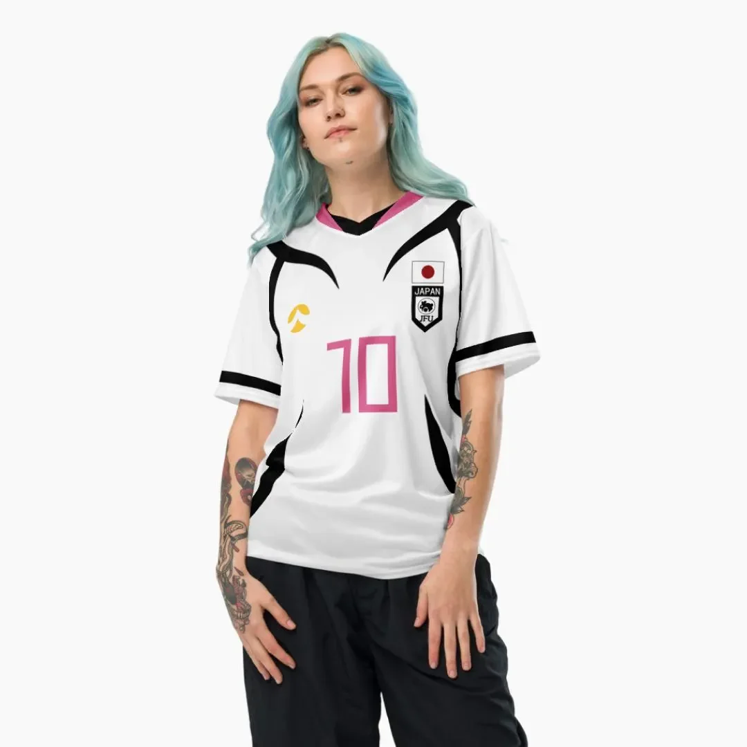 

MOTO Blue Lock Japanese Women Soccer Shirt Ryusei Shidou&Itoshi Sae Role Playing T-shirt Unisex Blue Lock Soccer Shirt Quick Dry