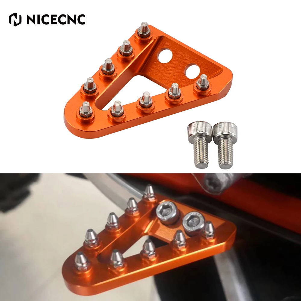 Brake Pedal Lever Tip Plate For KTM EXC SX SXF XC XCF EXCF XCW TPI SD 6D 125 250 300 350 450 500 For Husqvarna TE 300 2017-2023