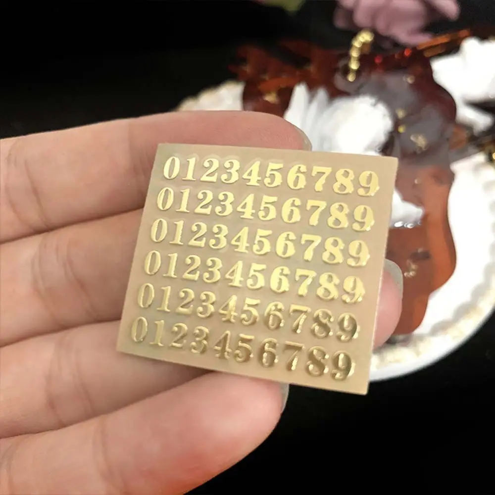 

Scrapbook decoration Chunky Glitter English Letters Alphabet Sticker Number Sticker Labels Stickers Epoxy filling sticker