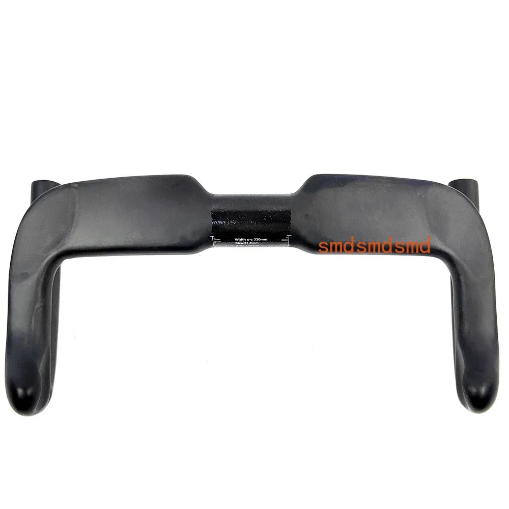HB23 2024 New Standards 31.8*330/350/370/390mm Carbon Track Handlebar Full Toray T800 Carbon Fiber Road Handlebar