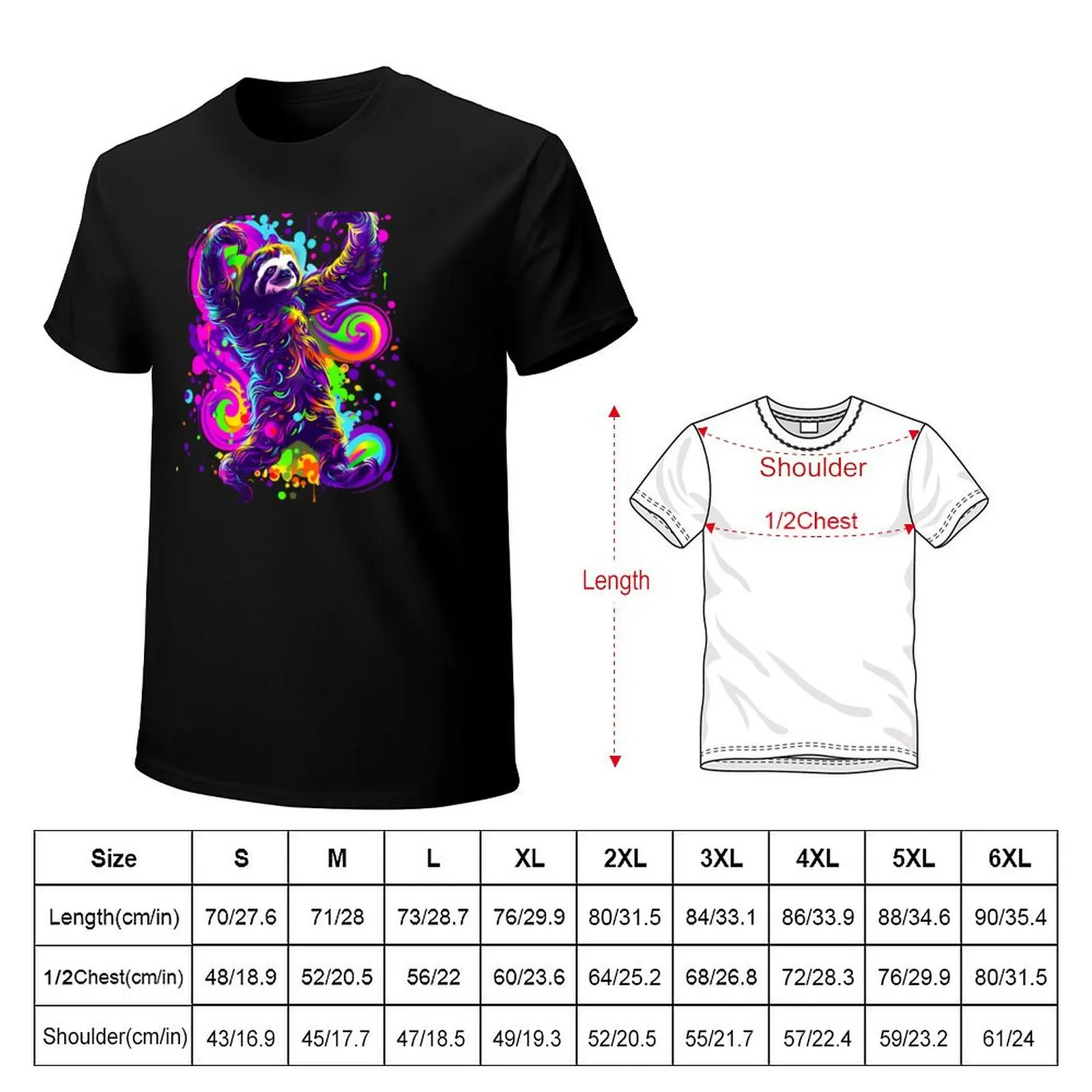 Dancing Sloth Shirt T-Shirt Plus Size Workout Short Sleeve Top