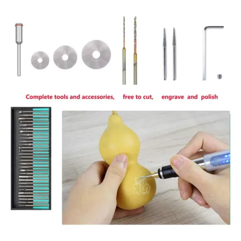 Stylo de Gravure Rechargeable par USB, Analyste de Machine