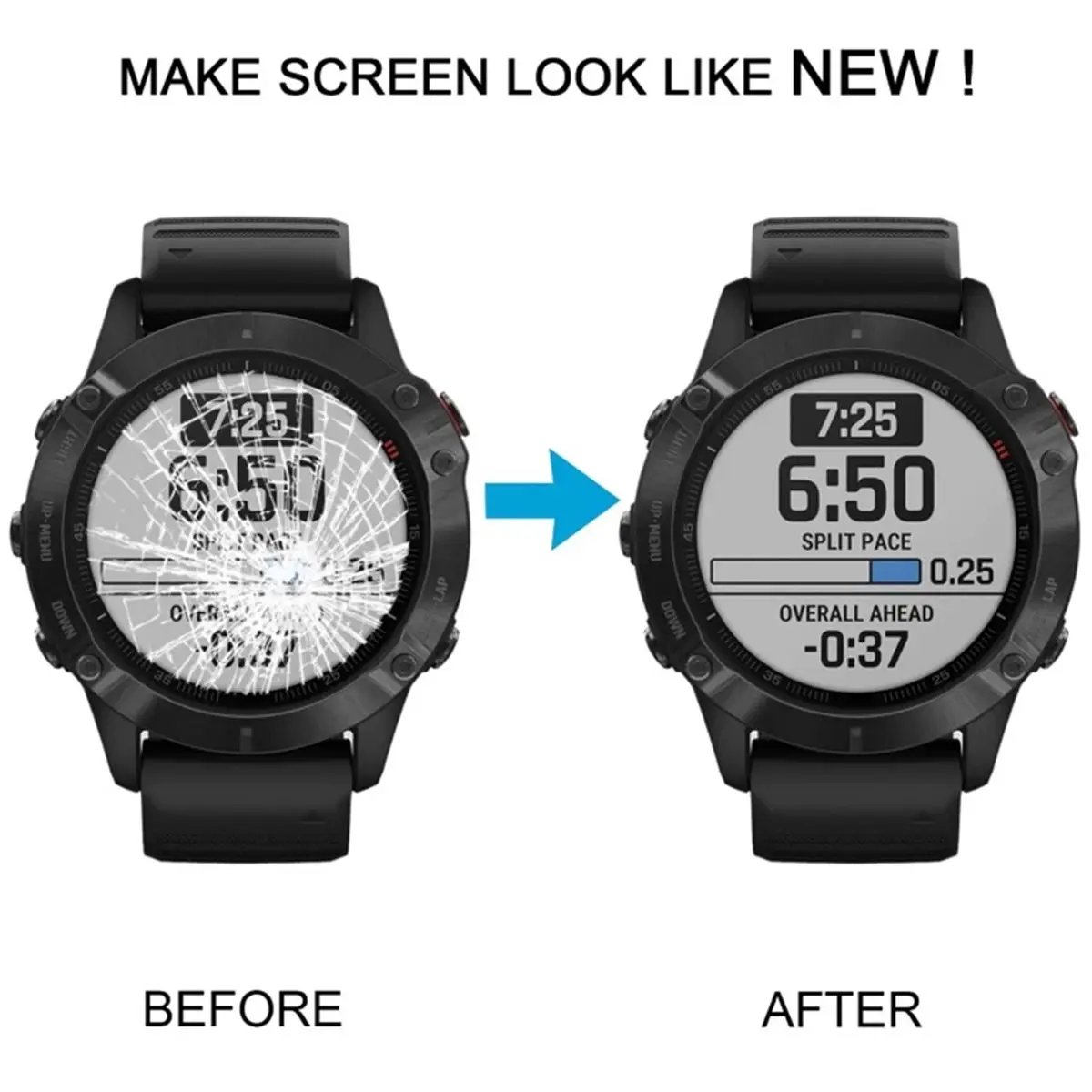 New Electronics For 6x Pro LCD Display Screen Smart Sport Watch Repair Replacement Parts