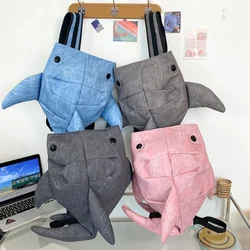 Wholesale Designer New Fashionable 3D Shark Backpack, Casual Backpack, Large Capacity Travel Backpack for Men and Women