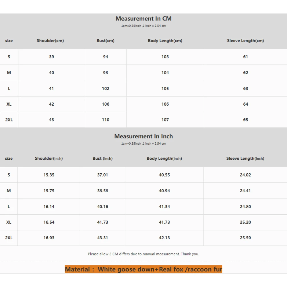 سترة سميكة الدافئة رقيق معطف مقاوم للماء 2025 الشتاء ريال فوكس الفراء طوق سترة الفراء الطبيعي سترة المرأة الأبيض أوزة أسفل سترة
