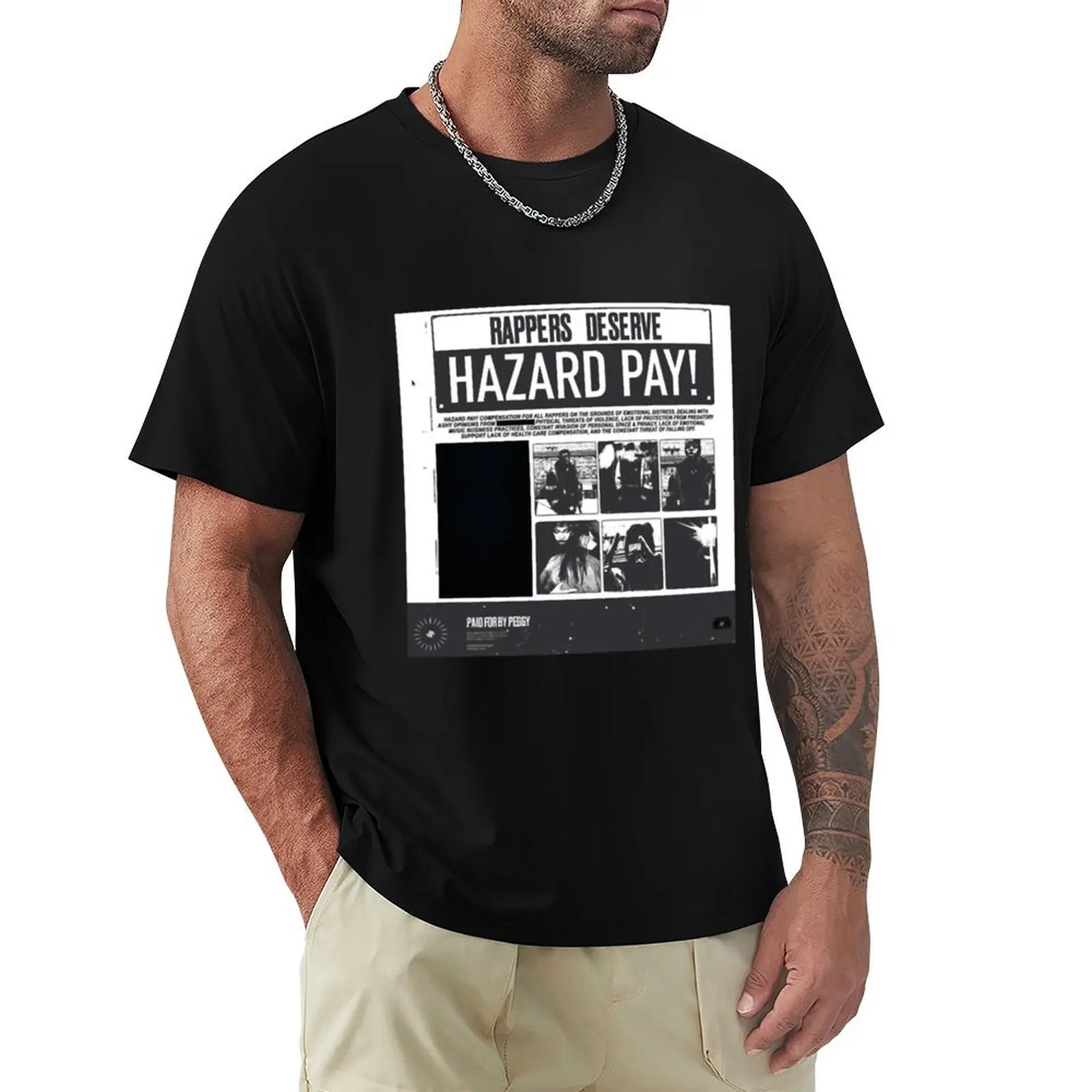 

Jpegmafia hazard duty pay T-Shirt kawaii clothes man t shirt aesthetic clothes man clothes vintage t shirt men