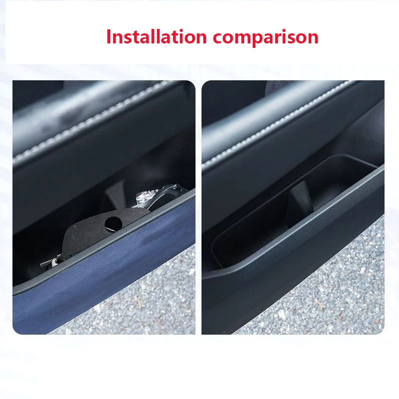 Car Door Storage Box  TPE Soft Material Car Door Storage Box   Front And Rear Door Handle Storage for ZEEKE 001 2021-2024