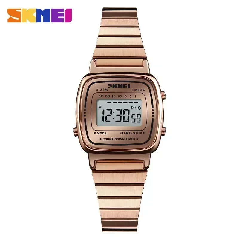 

Skmei Women Top Brands Luxury 3Bar Waterproof Ladies Watches Small Dial Digital Watch Relogio Feminino Fashion Sport Watch 1901