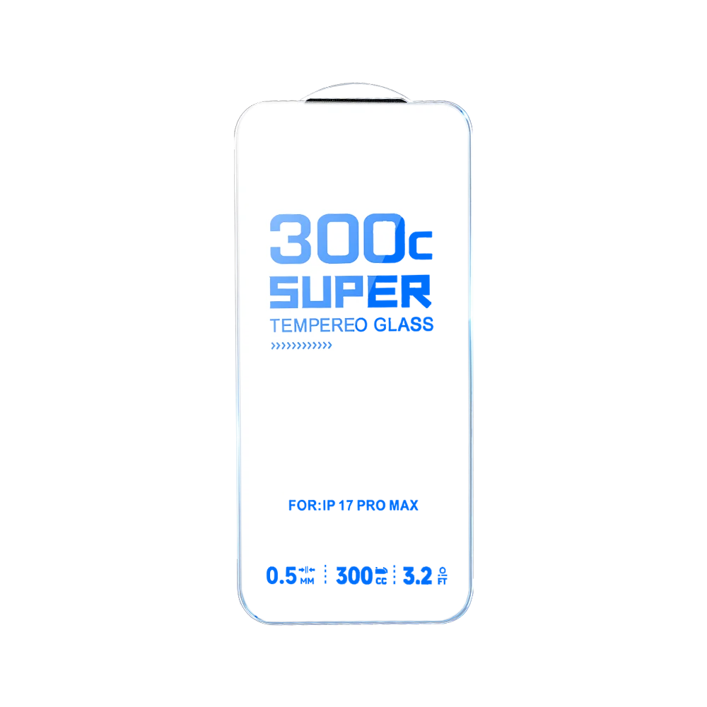 Large Screen Protector for Apple iPhone 17 Pro Tempered Glass Scratch Resistant  Anti Full Coverage HD Easy Install Frame