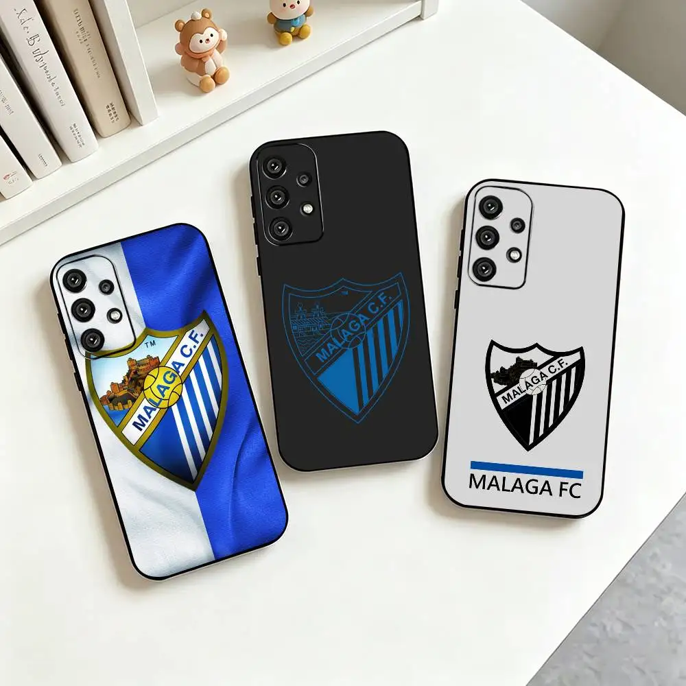 m-Malaga CF Spanish Football Club  Phone Case Black Silicone Soft For Samsung S25,S24,S21,S22,S23,S30,Ultra,S20,Plus,Fe,Lite