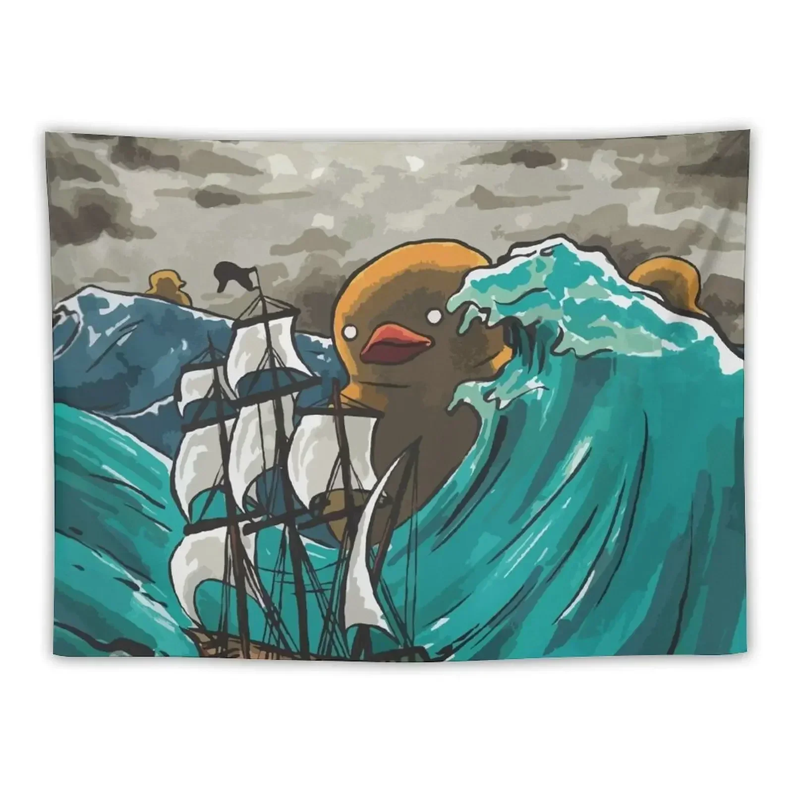 Deep-Sea Duckies Tapestry Decoration For Bedroom Decor Home Nordic Home Decor For Bedroom Tapestry