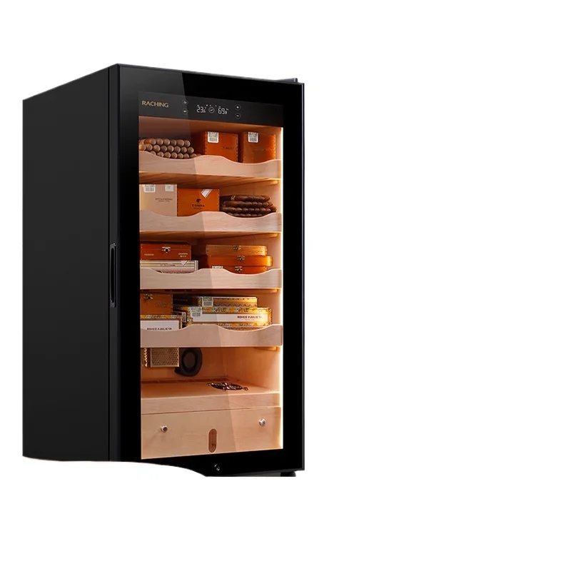 Meijing cigar cabinet MA50 compressor constant temperature and humidity cedar wood household cigar box moisturizing cabinet