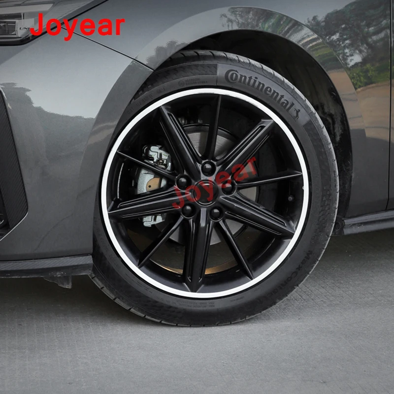 For Changan UNIV UNI-V 2020-2022 Wheel Hub Carbon Fiber Reflective Stickers Accessories Rim Auto Wheel Protective Film Styling