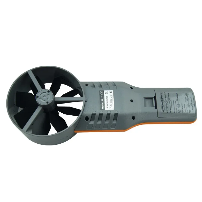 Novo anemômetro de alta precisão az8917, medição de temperatura e umidade, ar condicionado, ventilação, detecção de duto, anemômetro