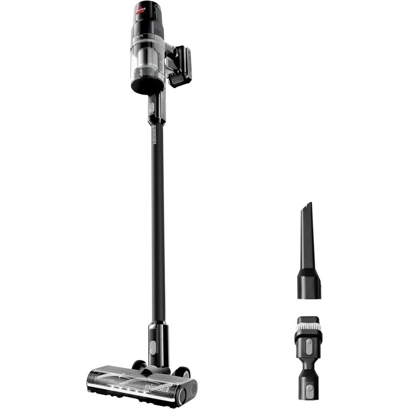 

ABISSELLS CleanView XR 200W Lightweight Cordless Vacuum w/ Removable Battery, 35-min runtime, Tangle-Free Brush Roll,LED lights