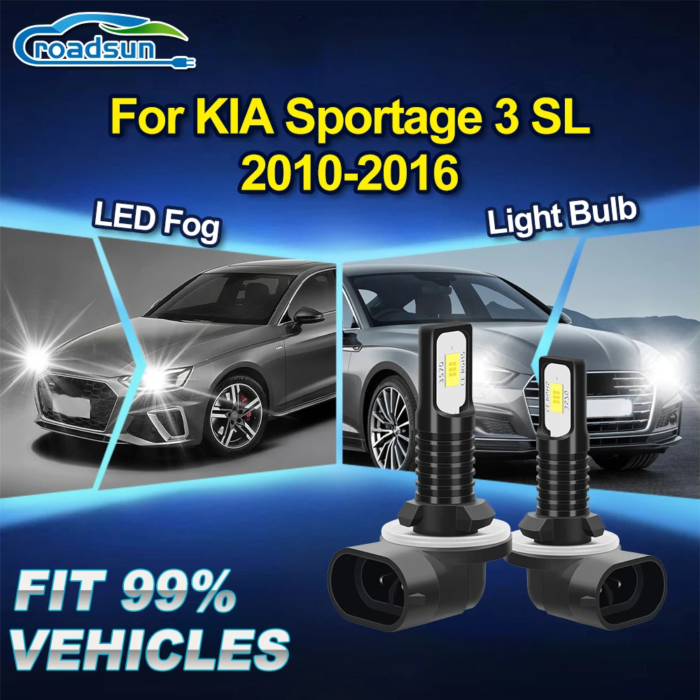 

20000LM светодиодные противотуманные фары 6000K 150 Вт светодиодные противотуманные фары супер яркие автомобильные аксессуары для KIA Sportage 3 SL 2010 2011 2012 2013 2014-2016