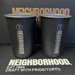 Neighborhood Stainless Steel 304 Single Layer Thickened Beer Cup Coffee Drink Water Cup Cold Drink Cup