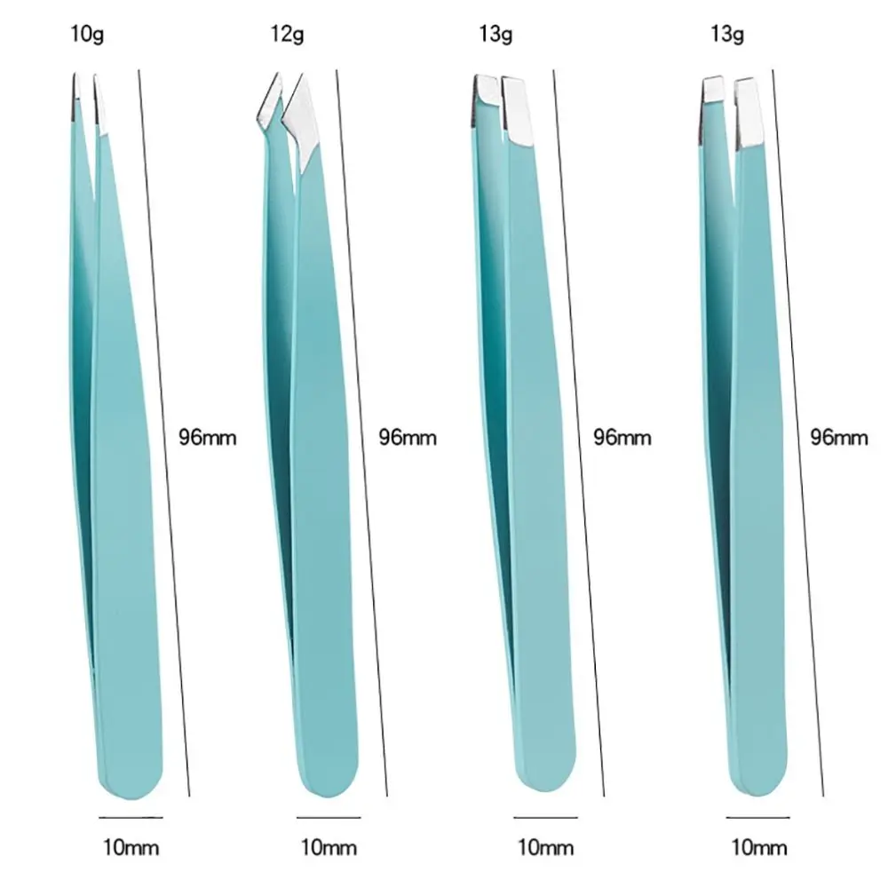 الفولاذ المقاوم للصدأ الحاجب ناتف الشعر المهنية عصا الرموش الصناعية الحاجب التشذيب كليب أدوات التجميل الملقط مجموعة
