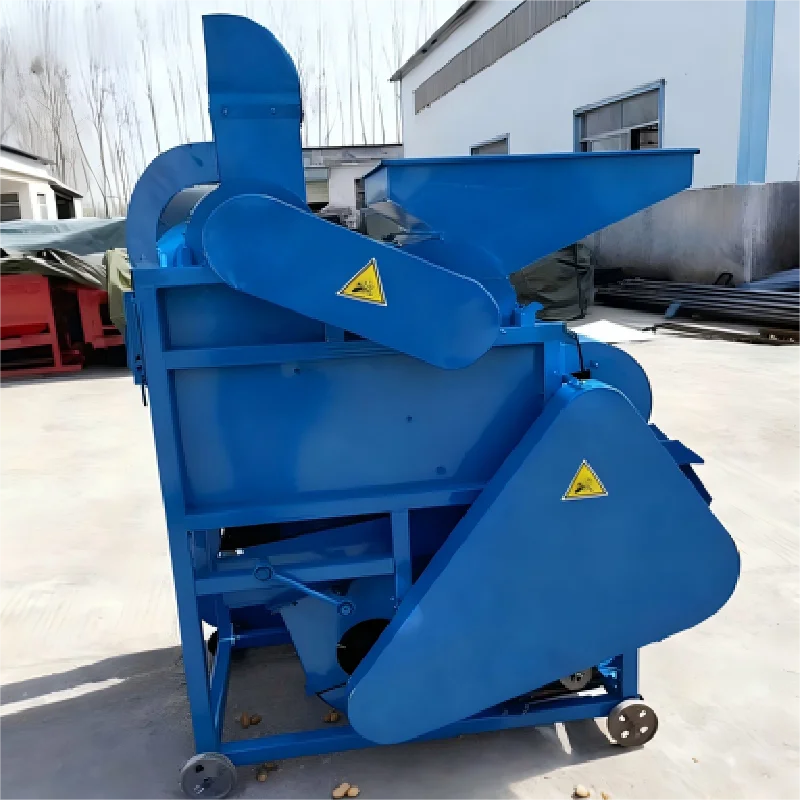 Hot Selling High Efficiency Double Fan Double Shaft Double Re-threshing 50 Model Peanut Sheller for Farms and Homes