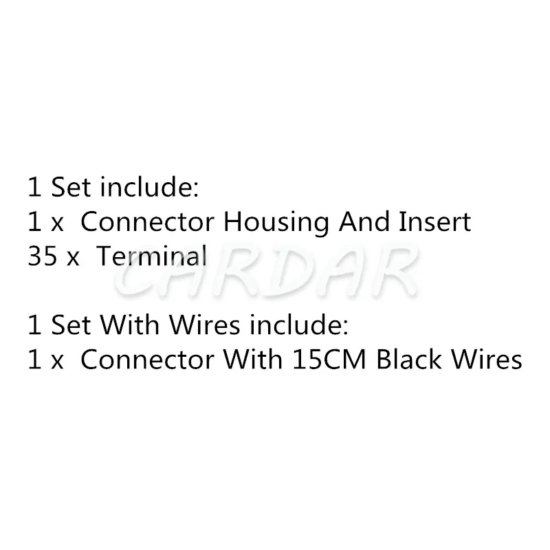 1 세트 35 핀 776164-1 자동차 ECU 커넥터 전기 와이어 방수 플러그 소켓 터미널