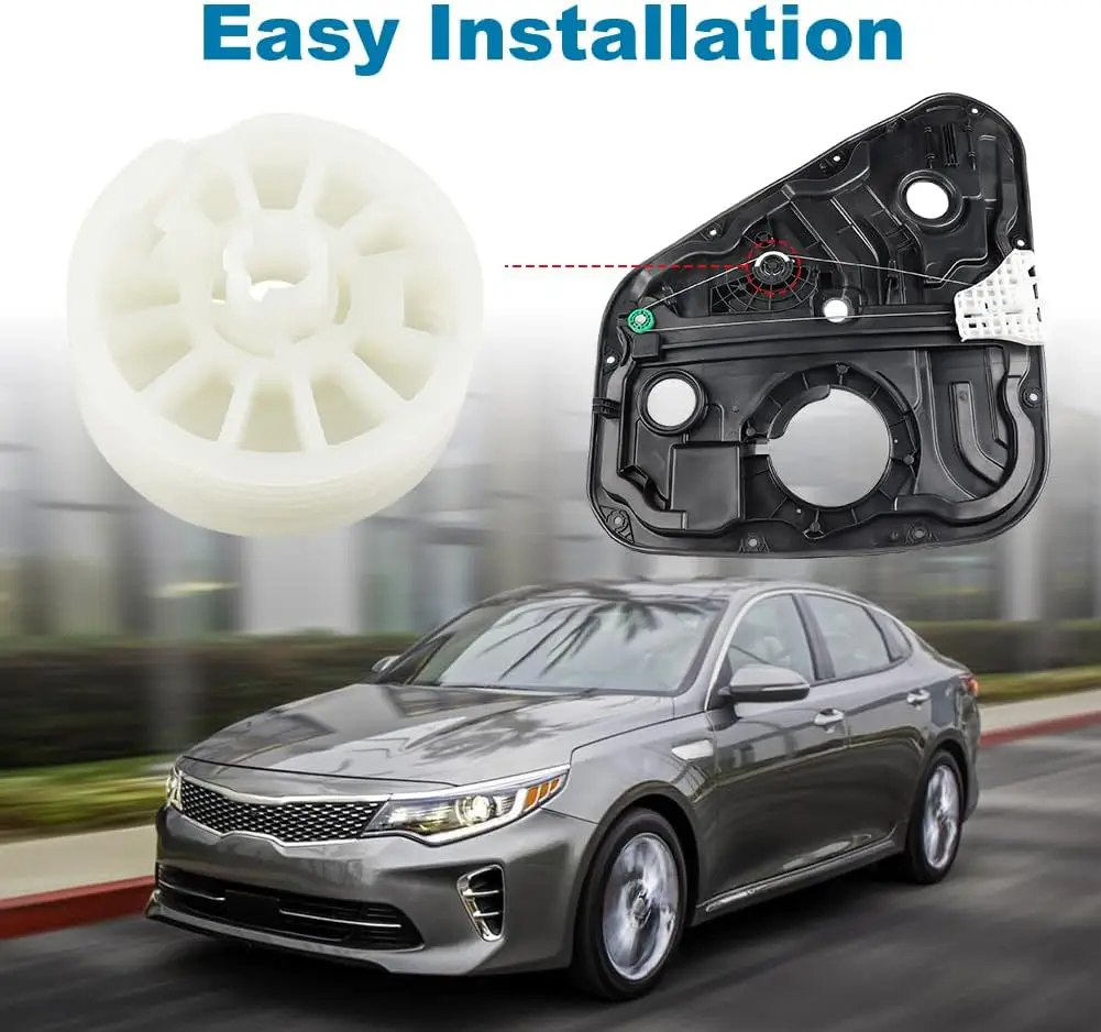 4 PCS 83481D4000 Window Regulator Drum Gear Spool For Kia Optima 2016-2020 Kia Sportage 2017-2021 Hyundai Tucson 2016 -2020