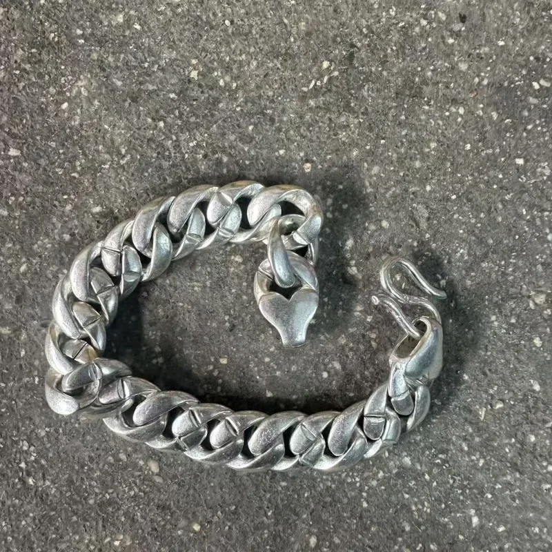 Exquisite  Old Tibetan 925 Silver String Bracelet Personalized Jewelry Exquisite Workmanship Fashion Jewelry Men  Women Gift