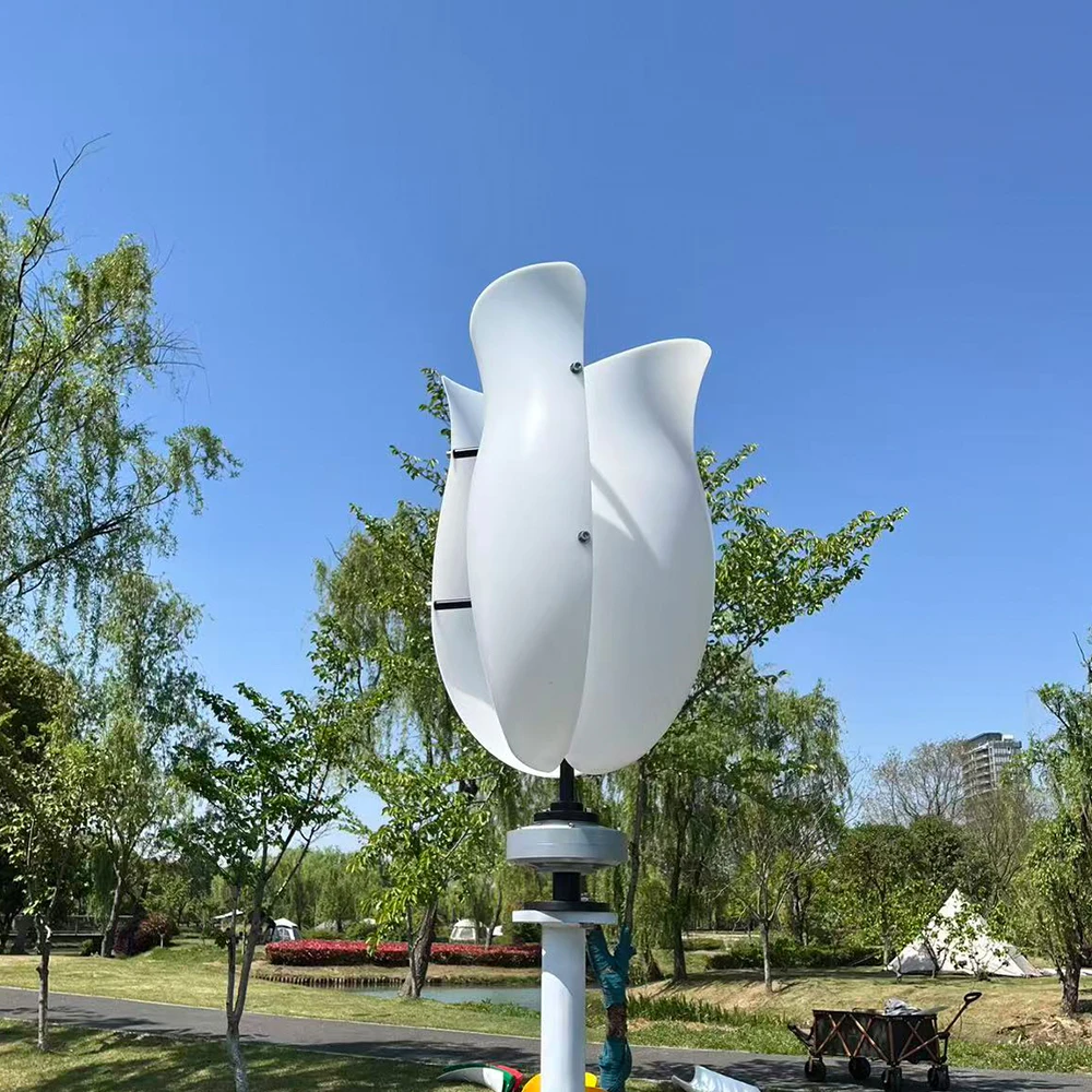 20kw 20000w Vertical Wind Turbine Generator 12V - 48V Magnetic Dynamo Free Energy Strong Power Ac 220v Inverter Output For Home