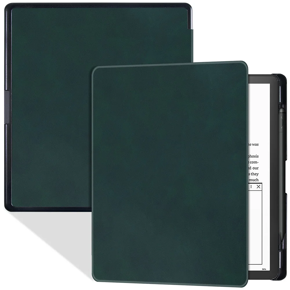 Slim Case for Kindle Scribe 10.2 inch | with Auto Sleep/Wake | Built-in Pen Holder | Hard Back Shell | PU Leather Cover