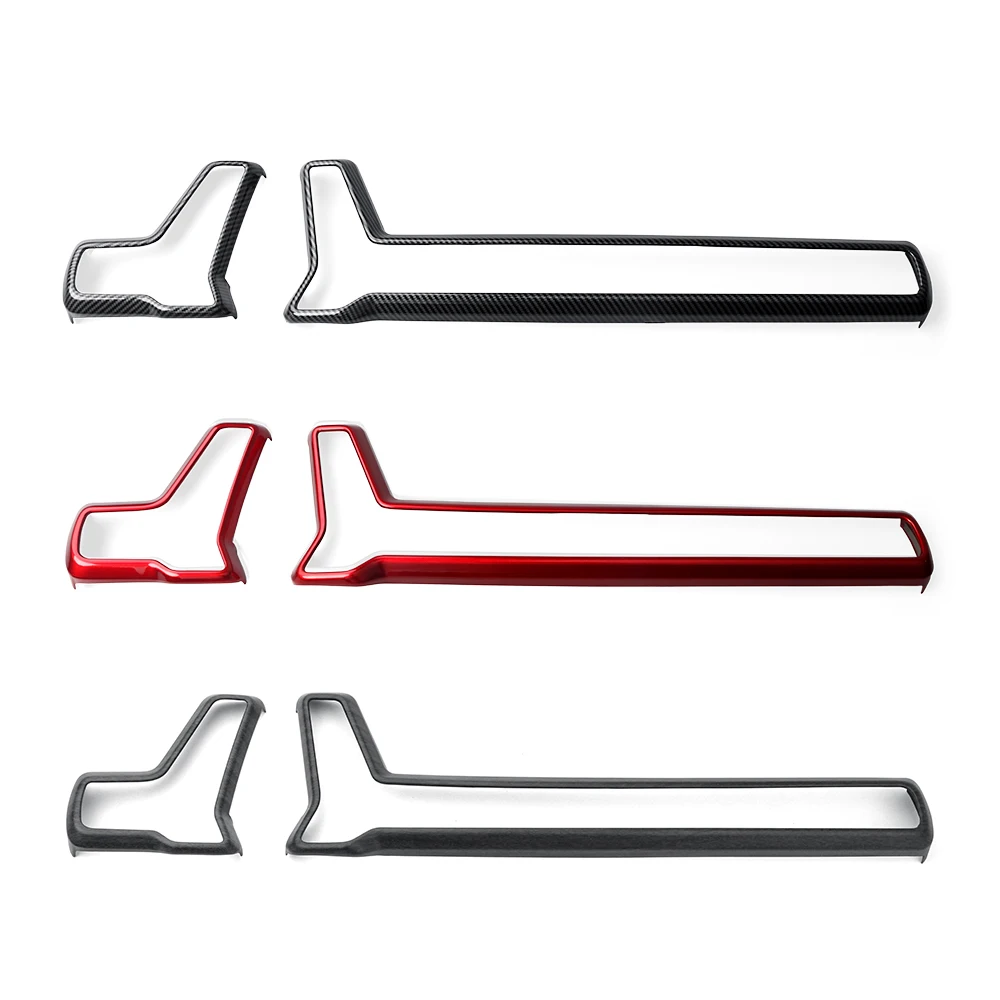 Red Dashboard Side Air Conditioner Outlet Frame AC Vent Grille Cover For Tuning Kia Sportage NQ5 2023-2025