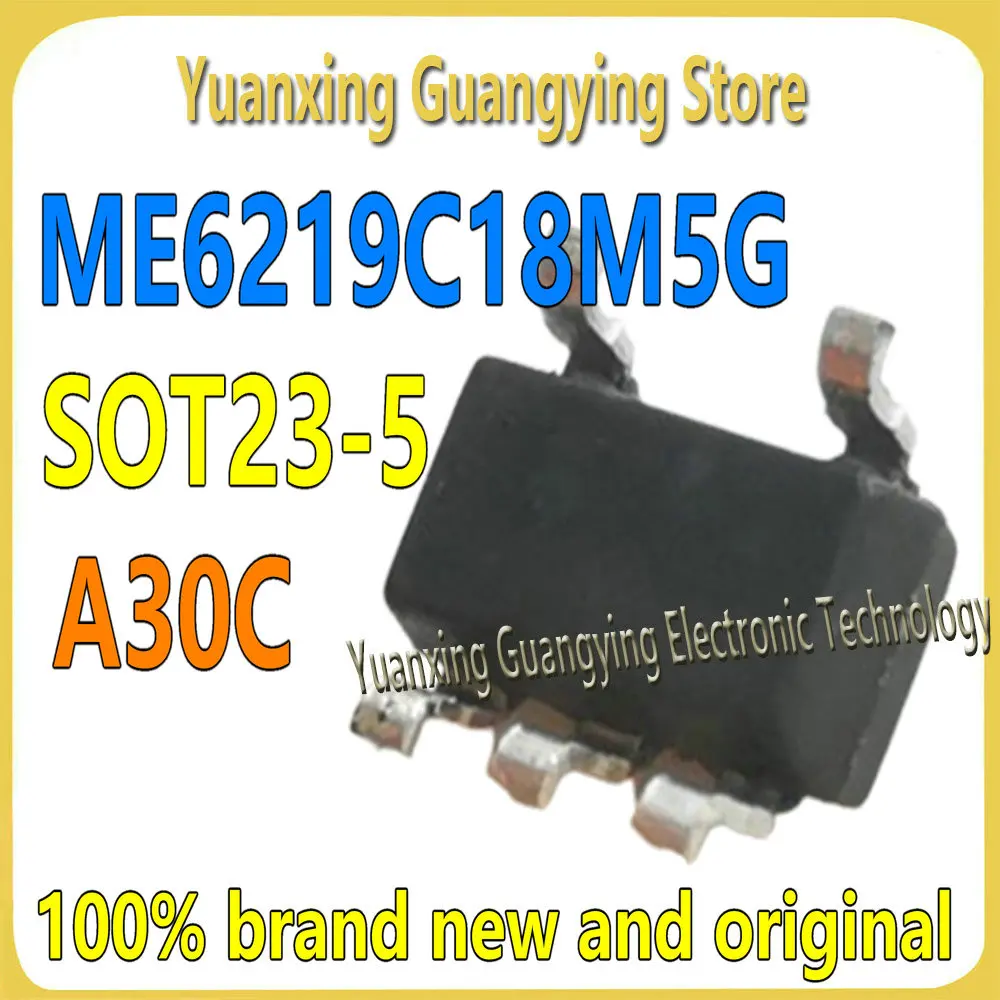 (20 pieces) ME6219C18M5G ME6219C18 Part Number: A3** SOT23-5 1.8V Low-Power LDO Linear Regulator Chipset  100% Brand New