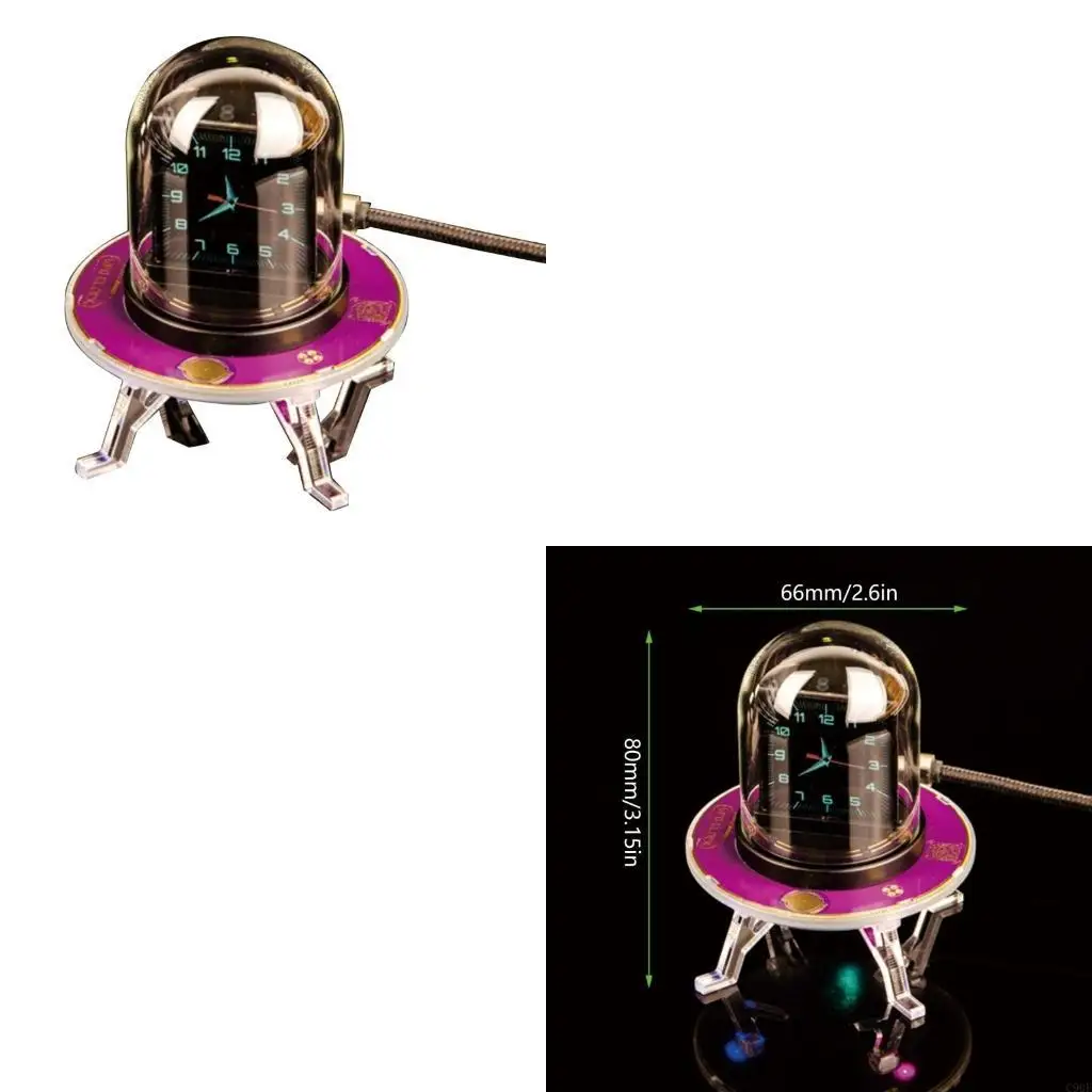 

C90F WiFi Synceds Desk Alarm Clock Real Time Weather Cryptos Monitoring Photo GIF Feature