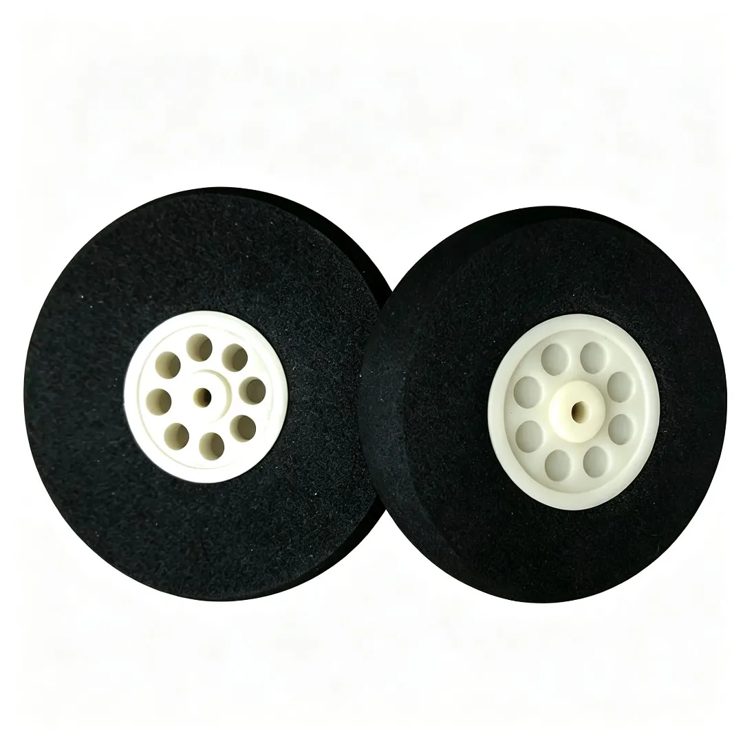 2pcs/lot High Quality Airplane Wheels Diameter 25/30/35/40/45/50/55/60mm Airplane Sponge Wheels Sponge Tire Wholesale