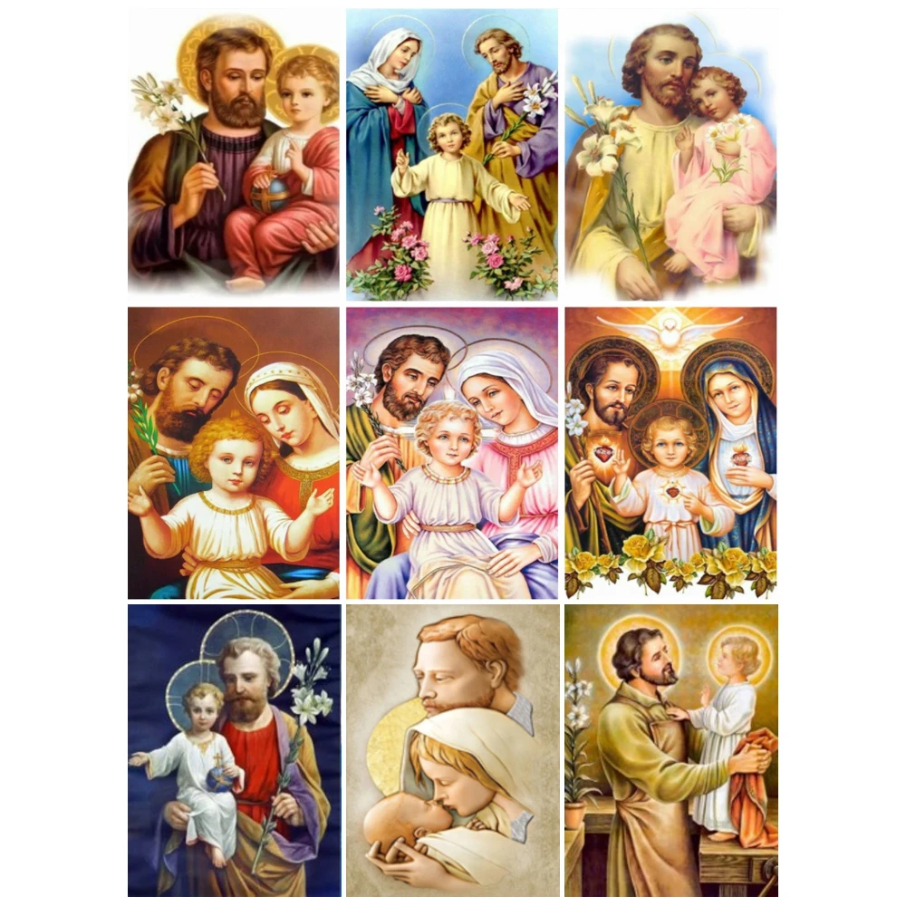 Diamond Painting By Number Set Religion Crystal Rhinestones 5D DIY Diamond Embroidery Sale Christian Jesus Mosaic Handmade Gift